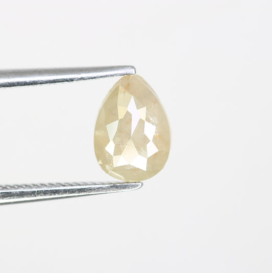 0.86 CT Natural Loose Grey 7.20 MM Pear Shaped Diamond For Statement Ring - JayKrishna Diamond