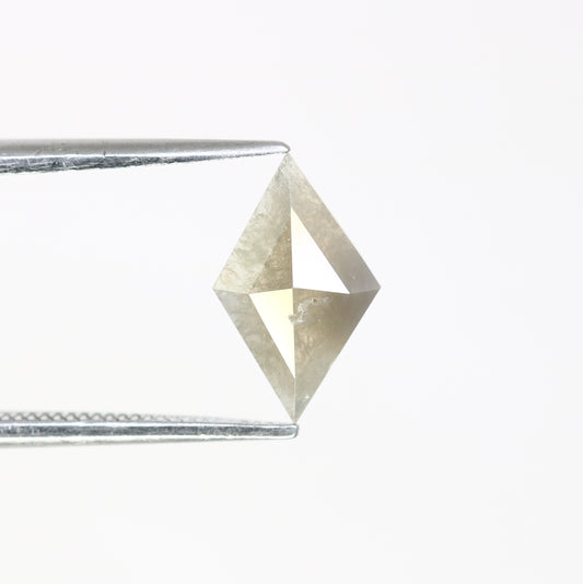 0.94 CT 10.80 MM Kite Shaped Loose Natural Grey Diamond For Designer Jewelry - JayKrishna Diamond