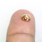 0.67 Carat 5.70 MM Loose Fancy Yellow Cushion Shaped Diamond For Promise Ring