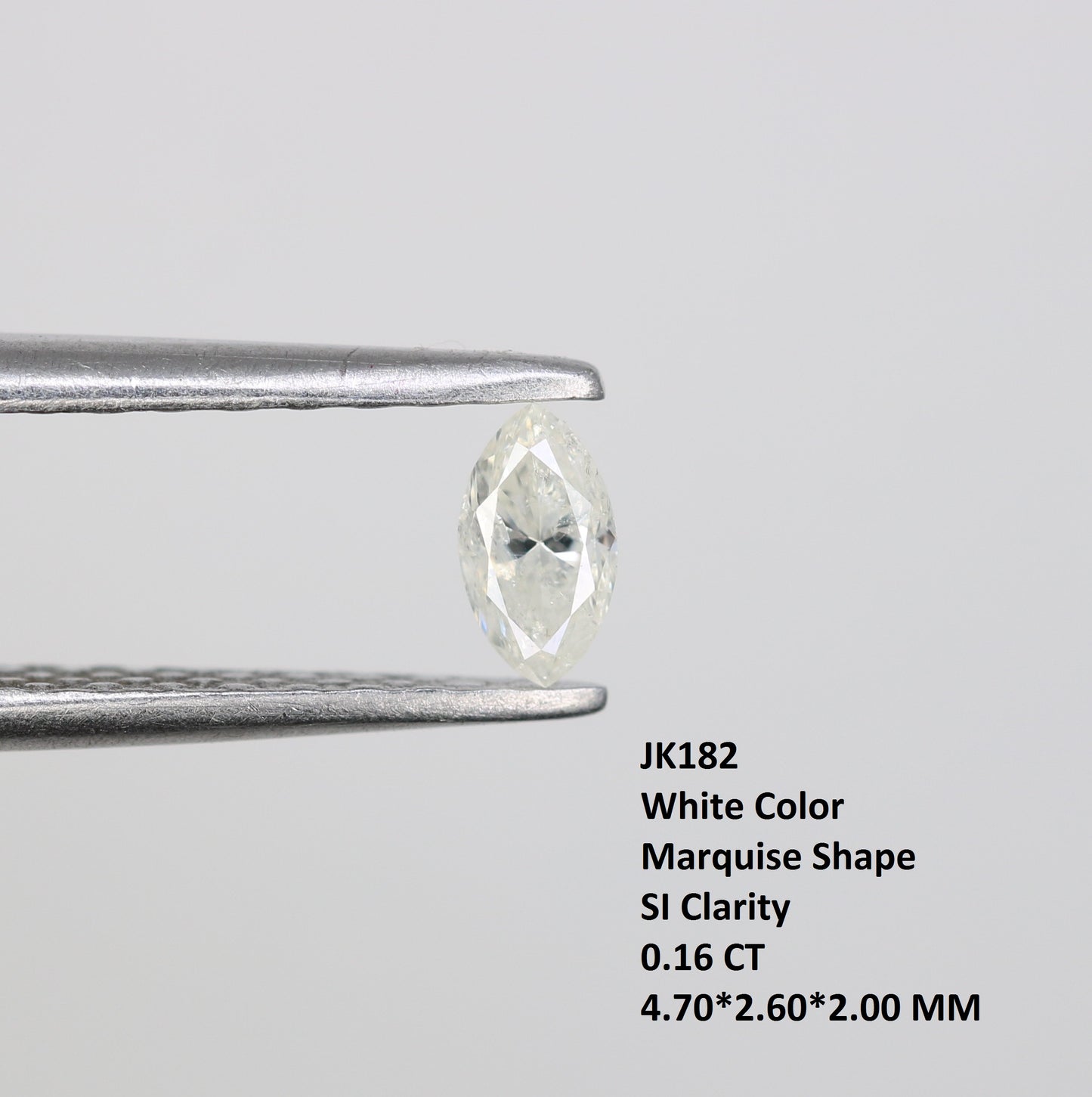 0.16 CT Marquise Cut White Natural Diamond For Engagement Ring