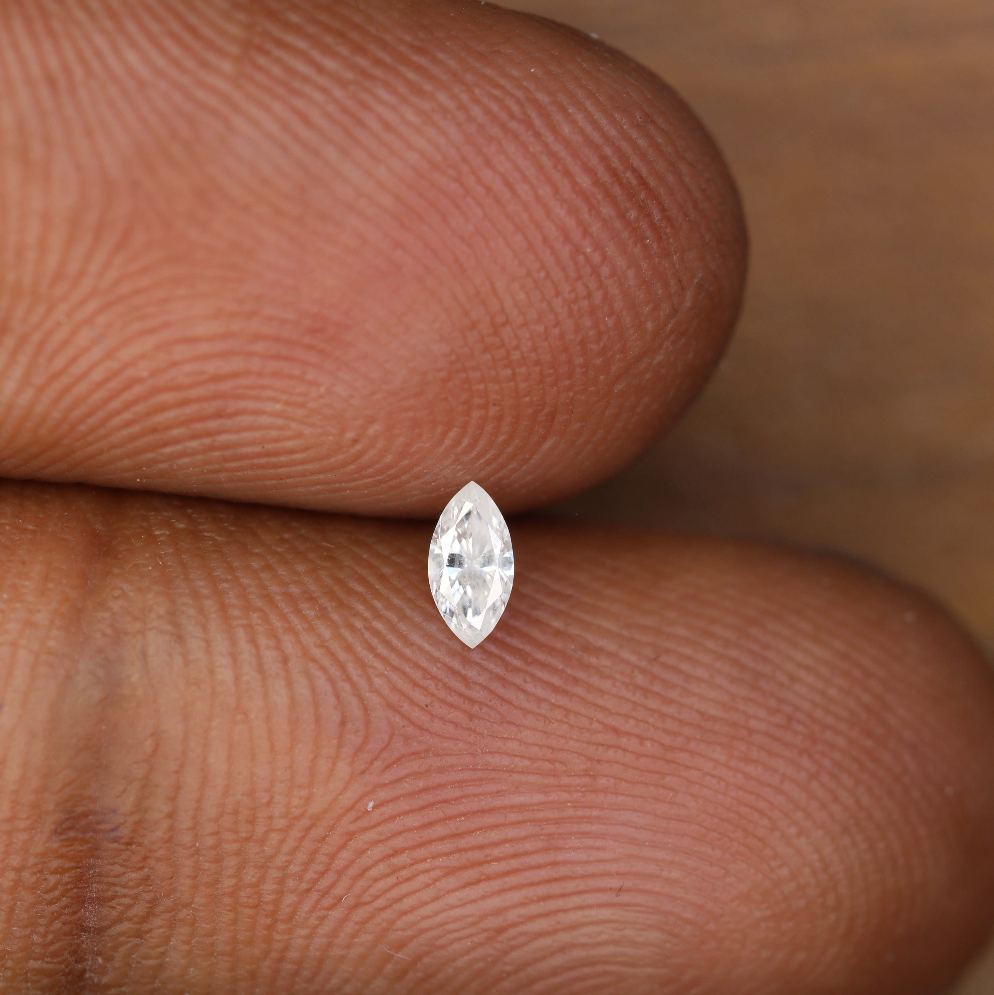 0.13 CT Marquise Shape White Natural Diamond For Engagement Ring