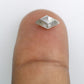 0.84 Carat Natural Salt And Pepper Loose Kite Cut Diamond For Promise Ring
