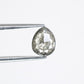 1.02 Carat Loose Pear Shaped Natural Salt And Pepper Diamond For Wedding Ring