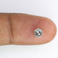 0.76 Carat Salt And Pepper Loose Natural Hexagon Shaped Diamond For Wedding Ring