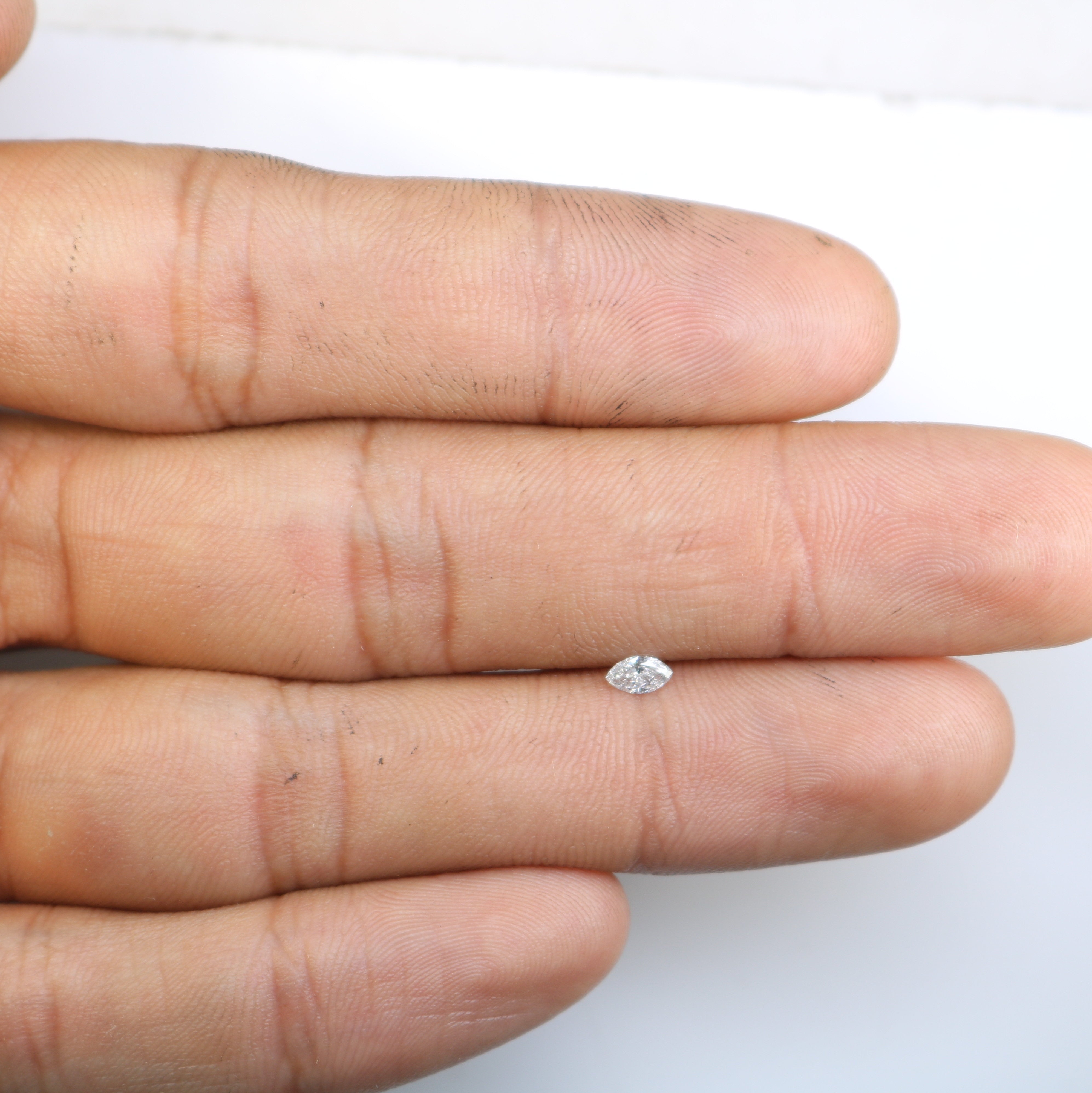 0.14 CT Natural White Marquise Shape Diamond For Engagement Ring