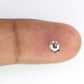 0.54 CT Loose Salt And Pepper Hexagon Shaped Diamond For Galaxy Ring