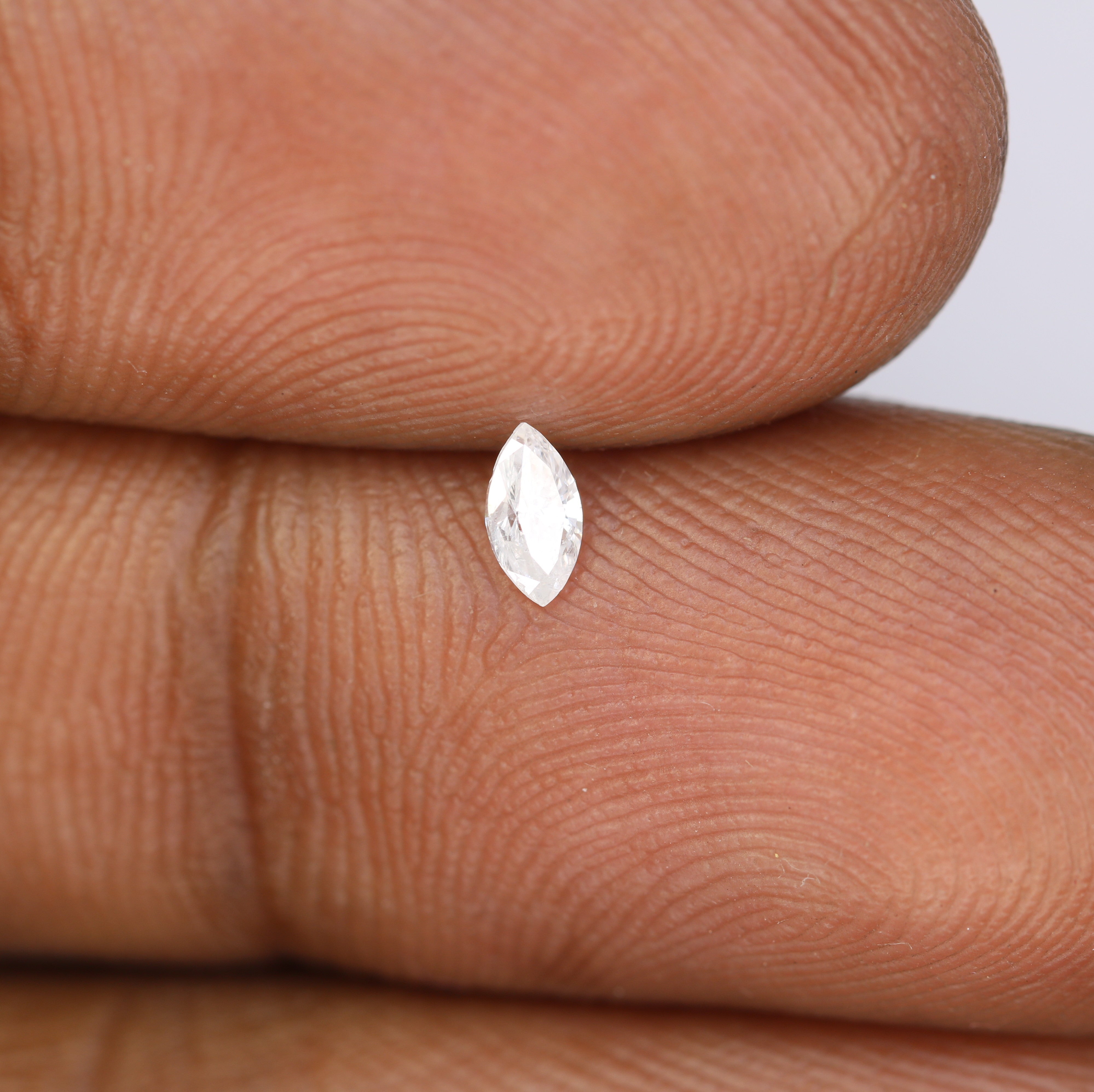 0.14 CT White Marquise Shape Diamond For Engagement Ring
