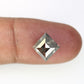 3.54 CT Kite Shape Salt And Pepper Diamond For Engagement Ring