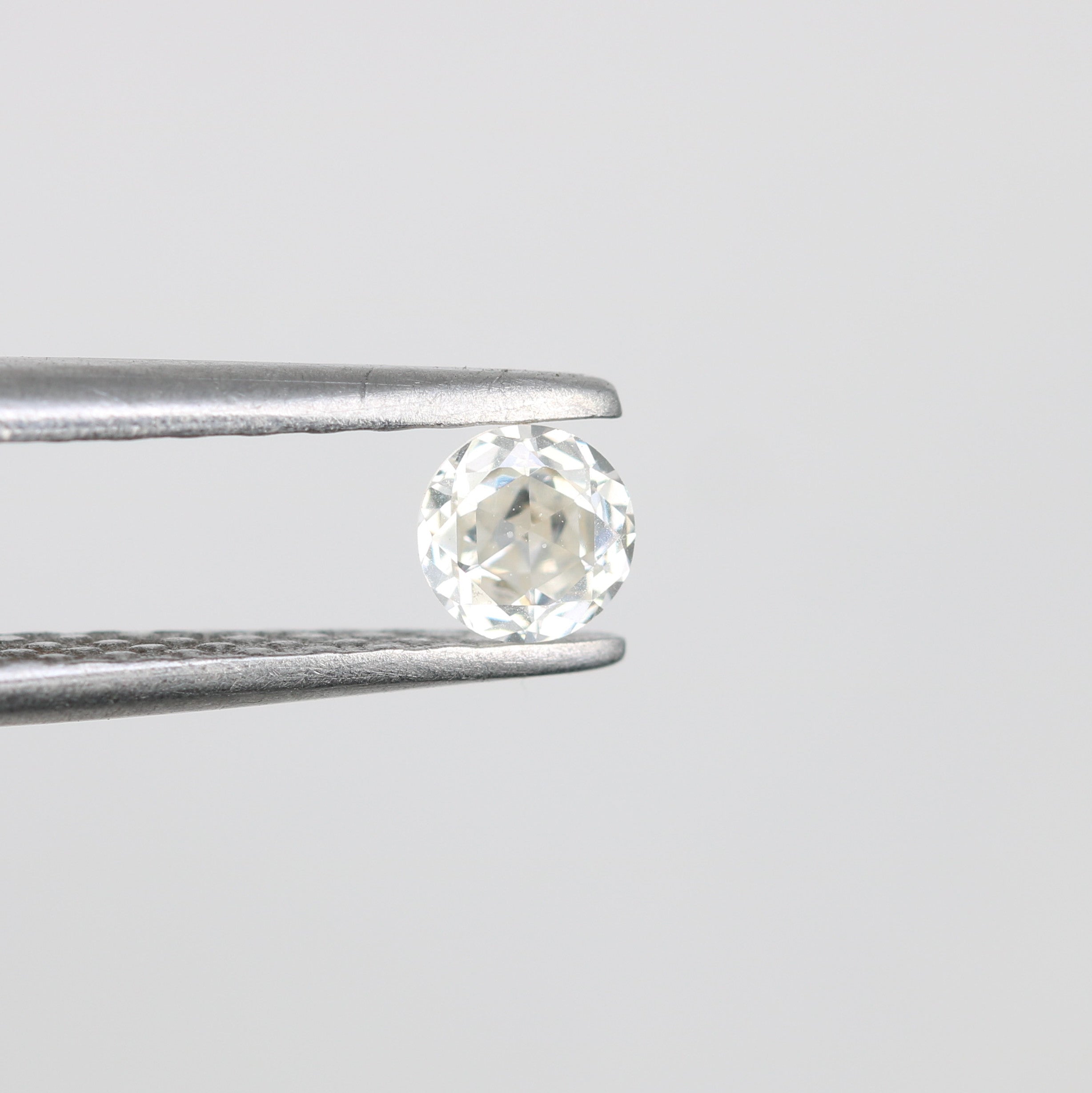 0.17 CT White Round Rose Cut Loose Diamond For Engagement Ring