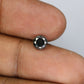 0.93 CT Round Brilliant Cut Salt and Pepper Diamond For Engagement Ring