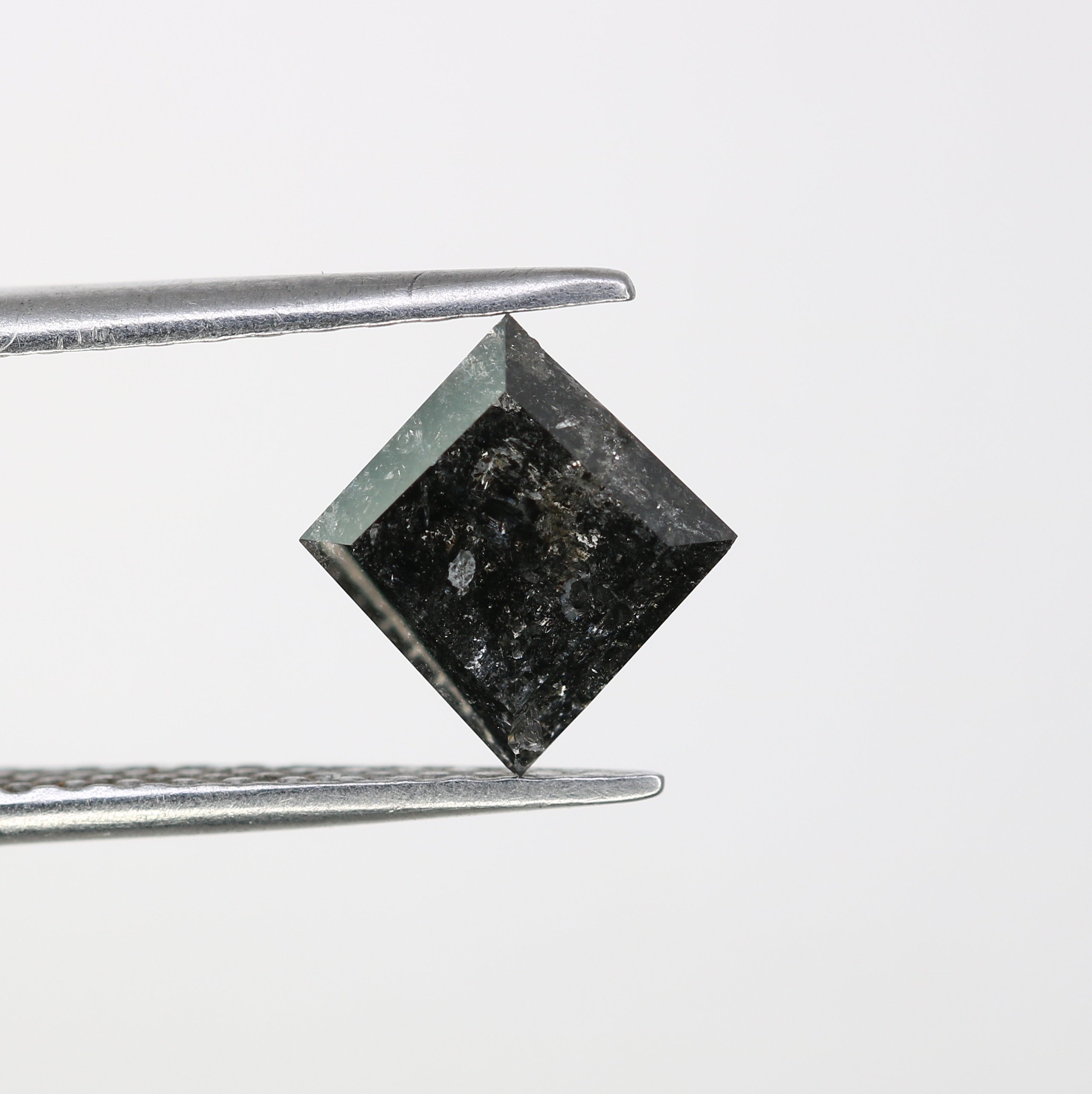 1.64 CT Natural Salt And Pepper Kite Shape Diamond For Engagement Ring
