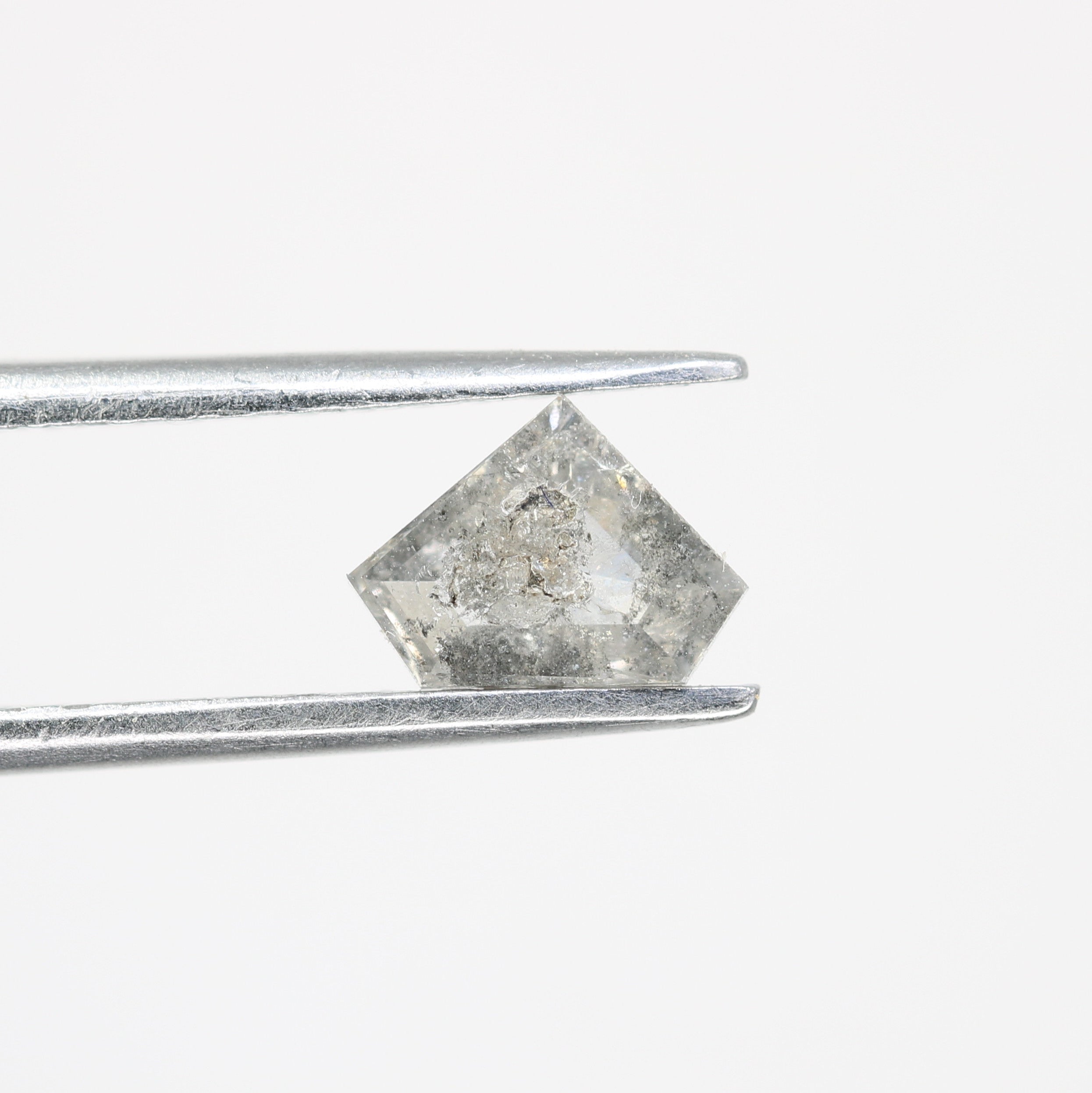 0.68 CT Diamond Cut Salt And Pepper Diamond For Engagement Ring