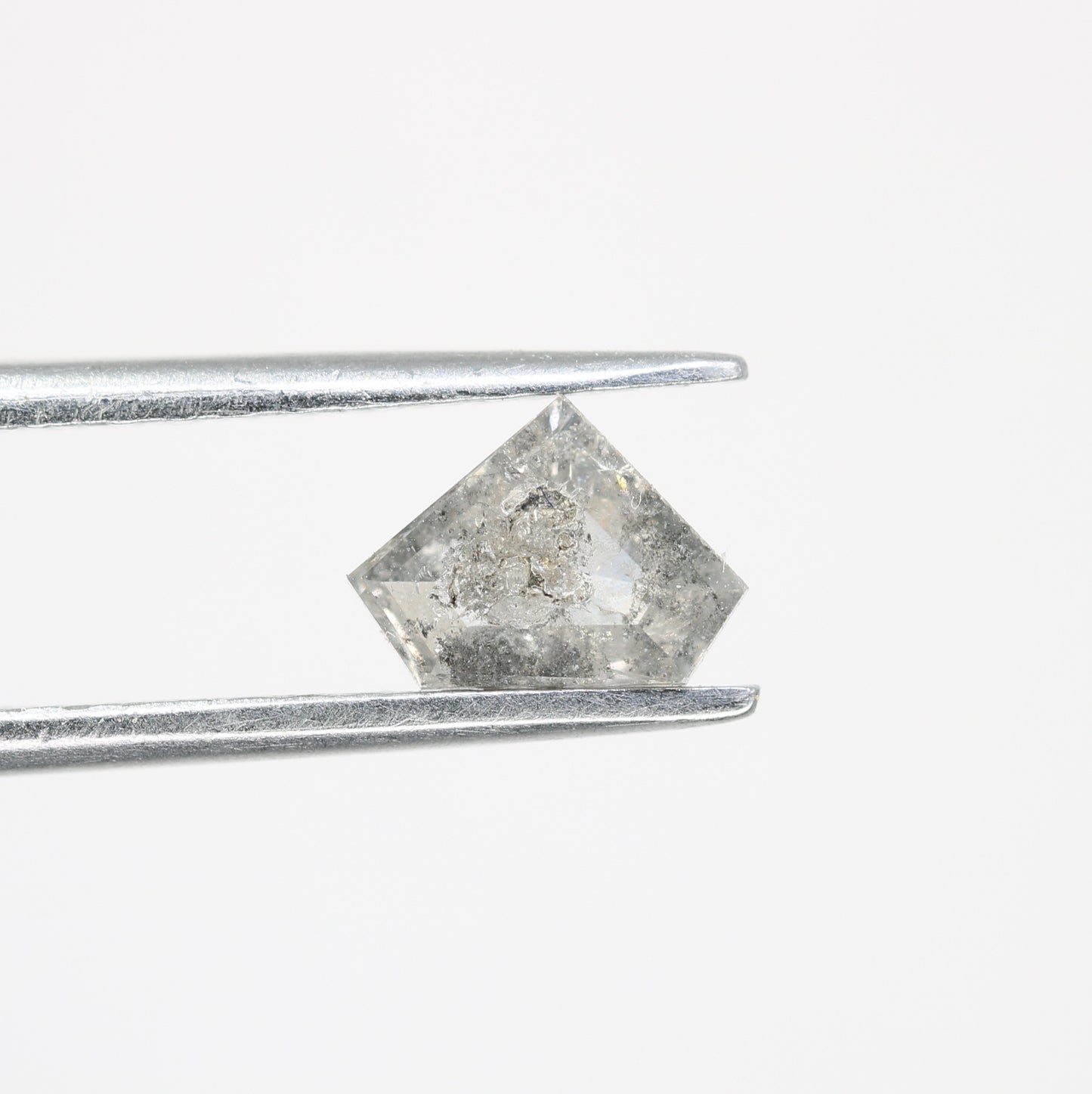 0.68 CT Diamond Cut Salt And Pepper Diamond For Engagement Ring