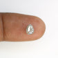 0.89 CT Pear Cut Salt And Pepper Diamond For Engagement Ring