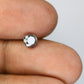 0.70 CT Round Brilliant Cut Salt and Pepper Diamond For Engagement Ring