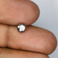 0.70 CT Round Brilliant Cut Salt and Pepper Diamond For Engagement Ring