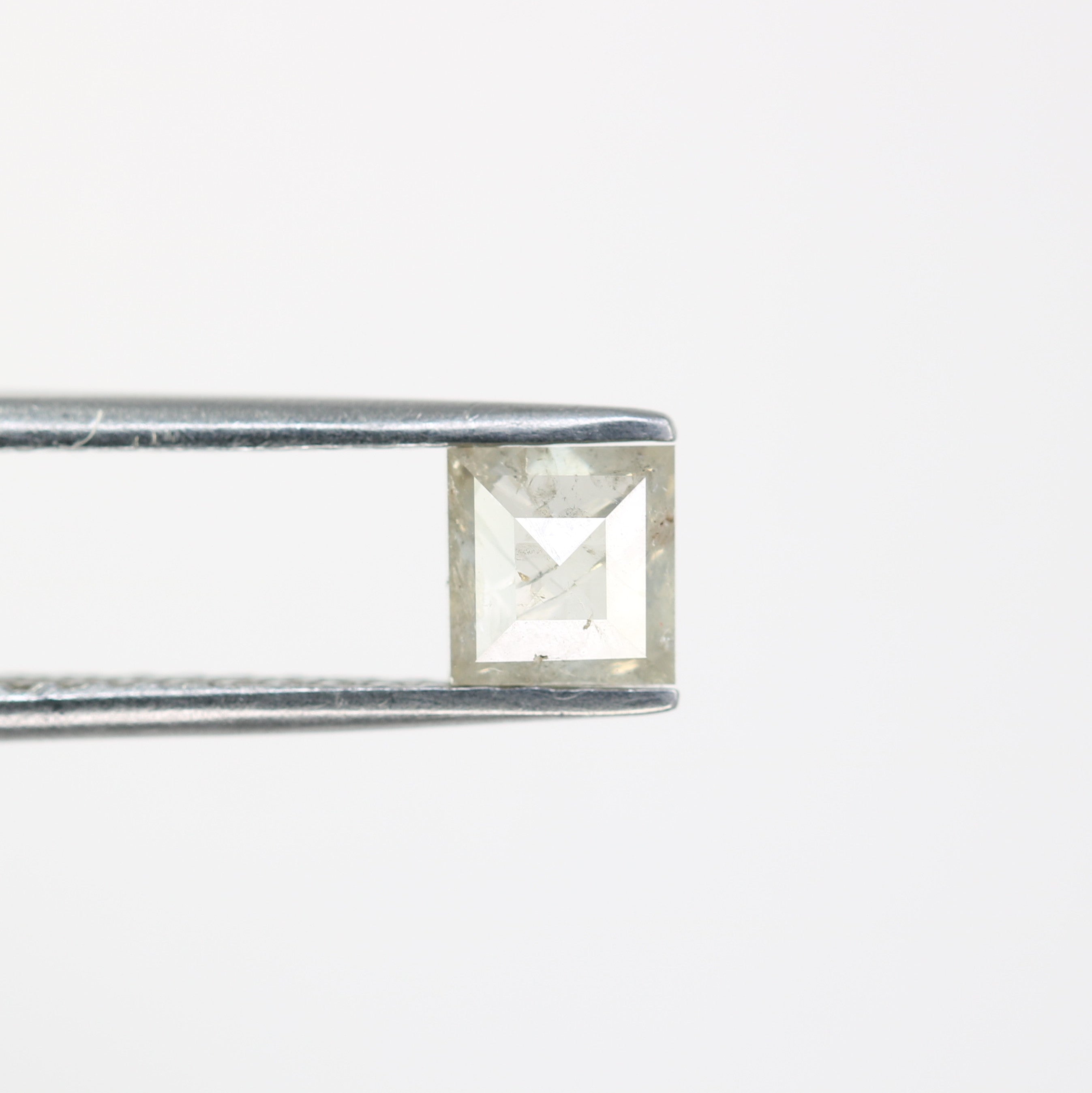 0.88 CT Grey Square Shape Diamond For Engagement Ring