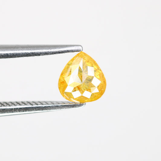 0.49 CT 5.20 MM Fancy Yellow Pear Shape Diamond For Engagement Ring - JayKrishna Diamond