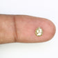 0.64 CT Natural Pear Shaped 6.10 MM Grey Diamond For Antique Jewelry