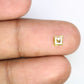 0.50 CT 4.70 MM Fancy Green Geometric Shape Loose Diamond For Engagement Ring