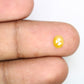 0.52 CT 5.90 MM Fancy Yellow Oval Shape Natural Diamond For Promise Ring