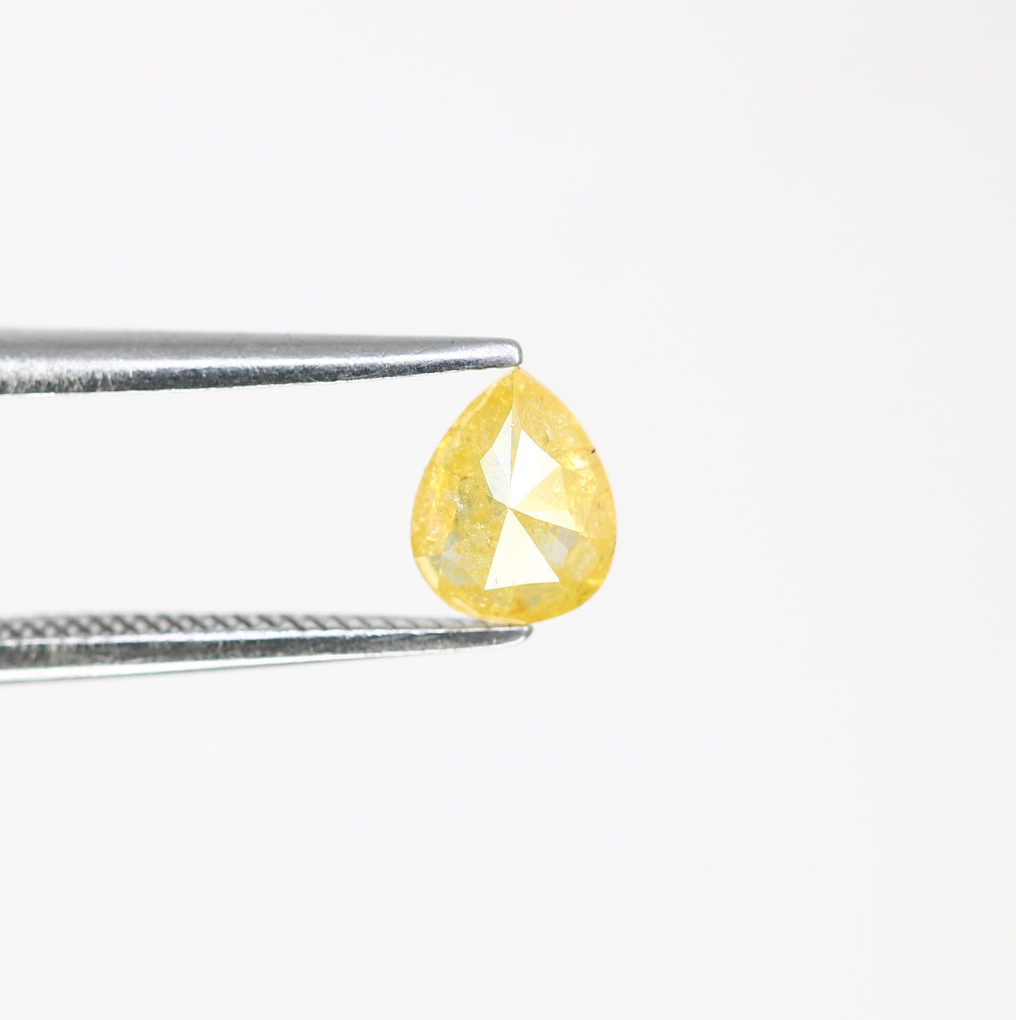 0.53 CT Fancy Yellow Pear Shape 6.00 MM Diamond For Engagement Ring