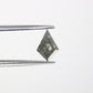 0.49 CT Salt And Pepper Kite Cut Loose Diamond For Engagement Ring