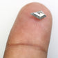 0.49 CT Salt And Pepper Kite Cut Loose Diamond For Engagement Ring