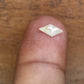 0.57 Carat Kite Shape Loose Natural White Color 8.60 MM Diamond For Galaxy Ring