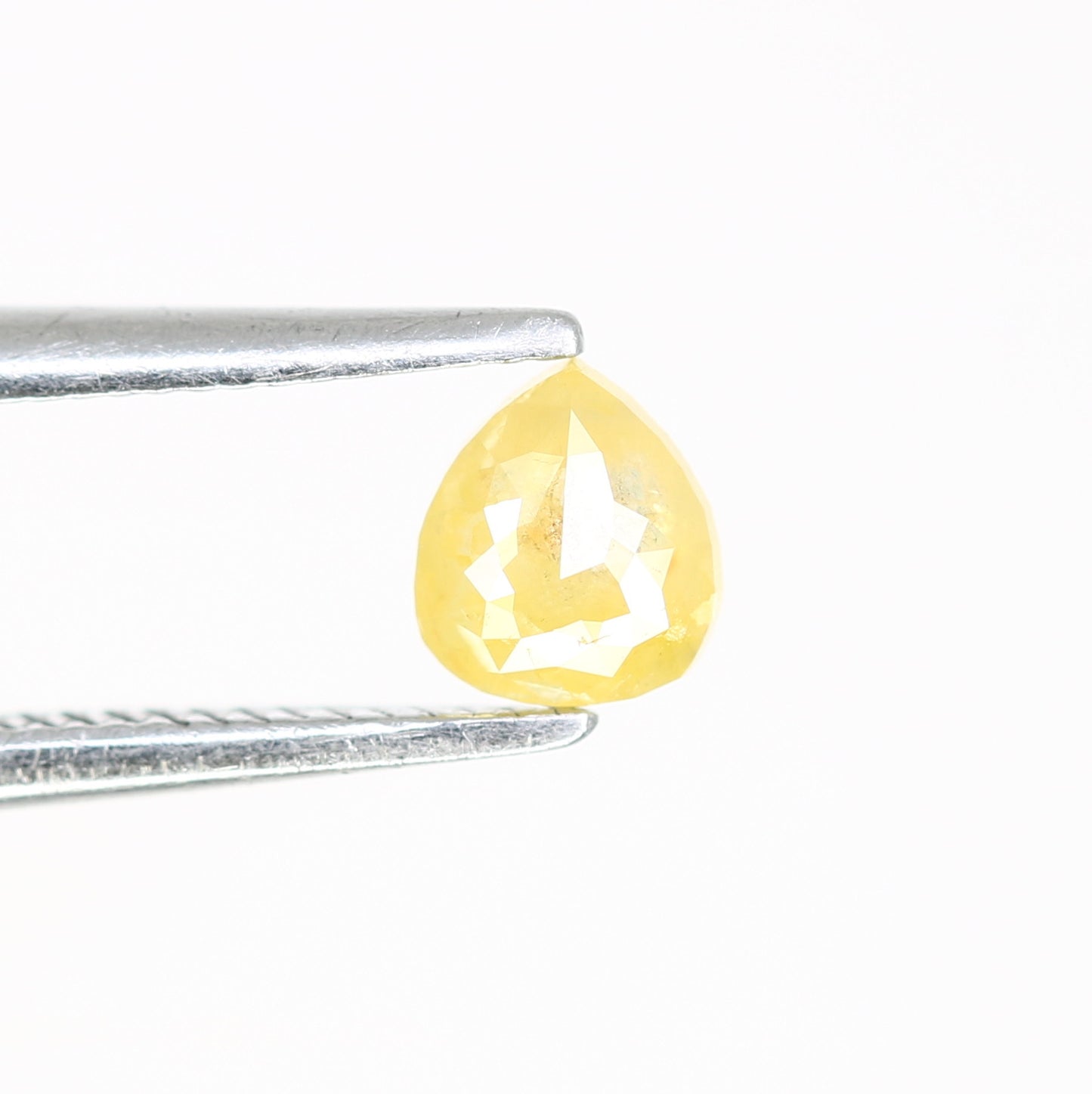 0.26 CT Fancy Yellow Pear Shape 4.40 MM Diamond For Engagement Ring