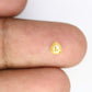 0.26 CT Fancy Yellow Pear Shape 4.40 MM Diamond For Engagement Ring