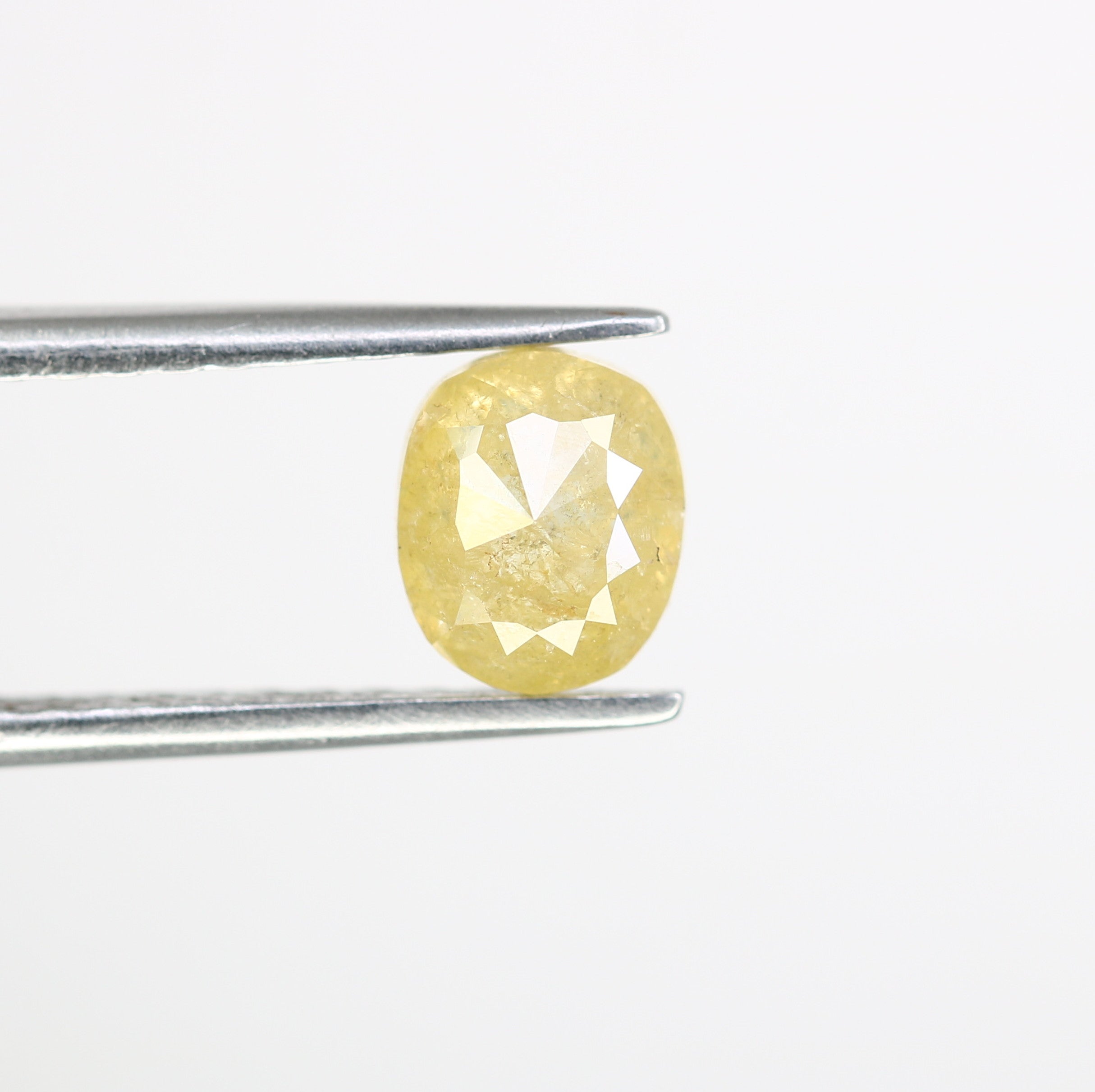 1.28 CT Light Yellow Oval Shape Loose Diamond For Engagement Ring