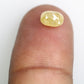 1.28 CT Light Yellow Oval Shape Loose Diamond For Engagement Ring