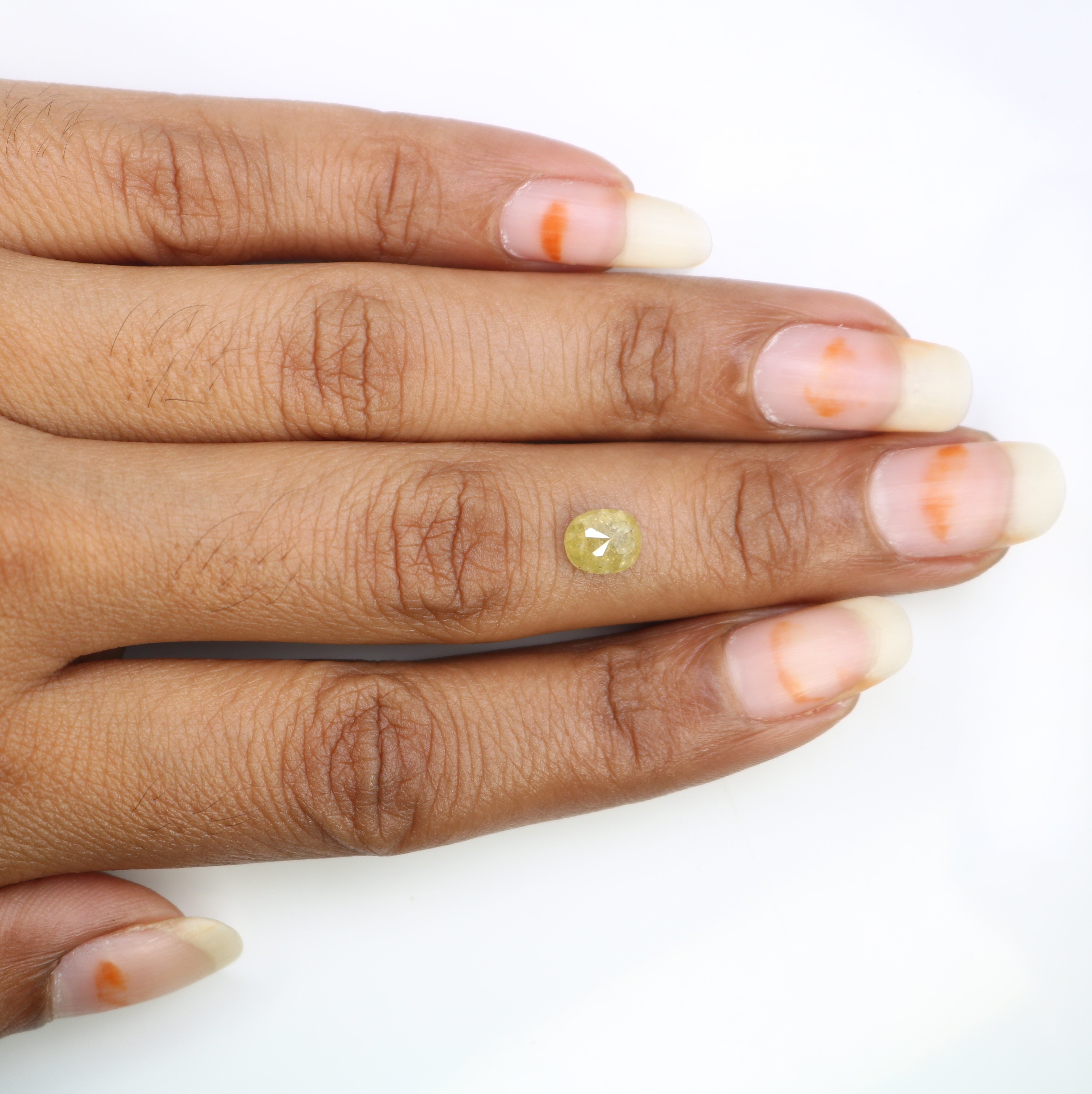 1.28 CT Light Yellow Oval Shape Loose Diamond For Engagement Ring