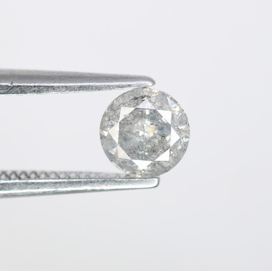 0.39 CT 4.70 MM Natural Loose Round Brilliant Cut Salt and Pepper Diamond for Custom Engagement Rings, Unique Fine Jewelry & Ethical Bridal Jewelry - JayKrishna Diamond