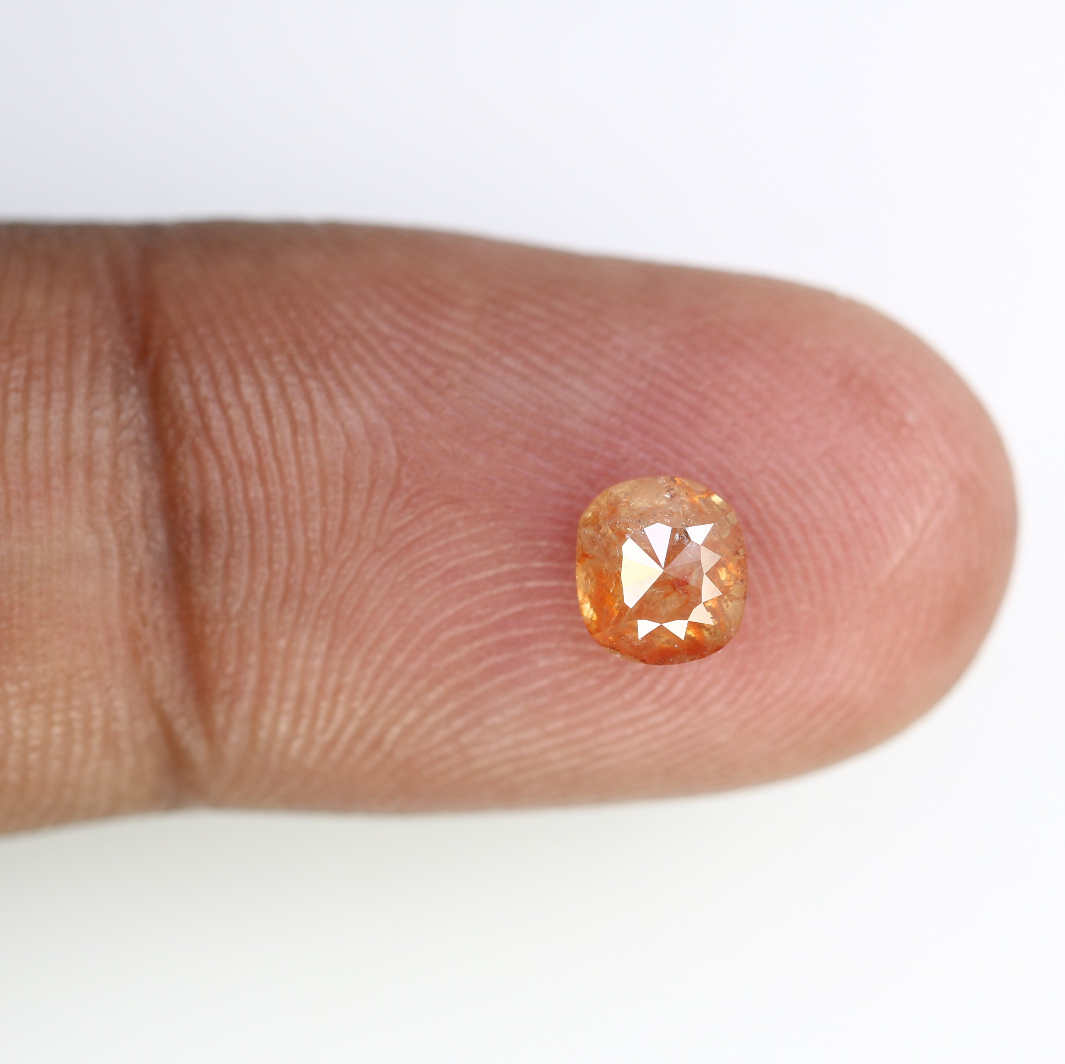 1.07 CT Peach Cushion Shape Loose Diamond For Engagement Ring