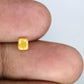 0.44 CT 4.20 MM Yellow Cushion Shape Natural Diamond For Wedding Ring