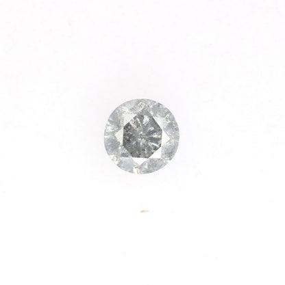 0.44 CT 4.70 x 3.00 MM Salt and Pepper Round Brilliant Cut Natural Loose Diamond for Engagement Ring and Custom Bridal Jewelry Design - JayKrishna Diamond