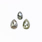 1.12 CT Pear Shaped Natural Grey Color 6.00 MM Fancy Diamond For Designer Ring