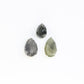 1.12 CT Pear Shaped Natural Grey Color 6.00 MM Fancy Diamond For Designer Ring