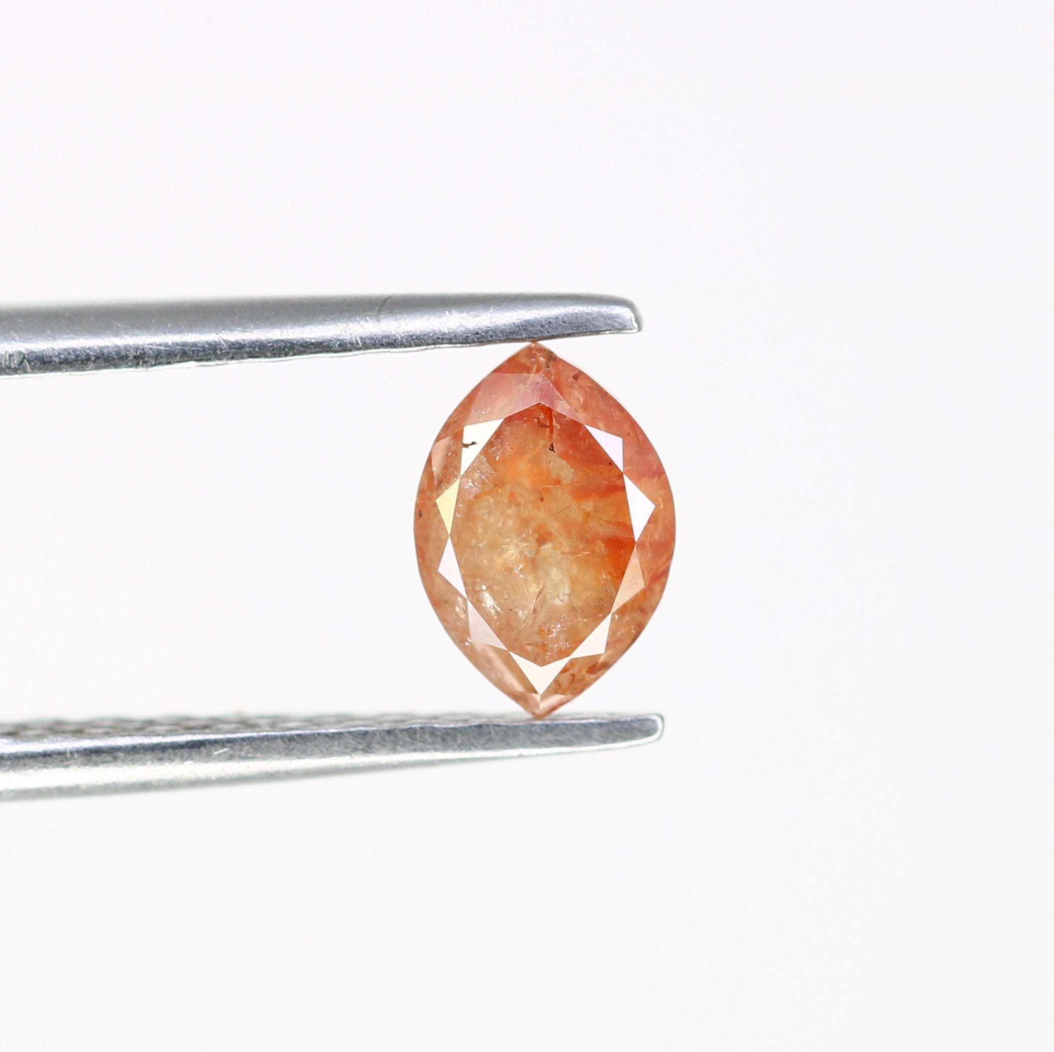 0.62 CT 6.20 MM Marquise Shape Peach Diamond For Engagement Ring