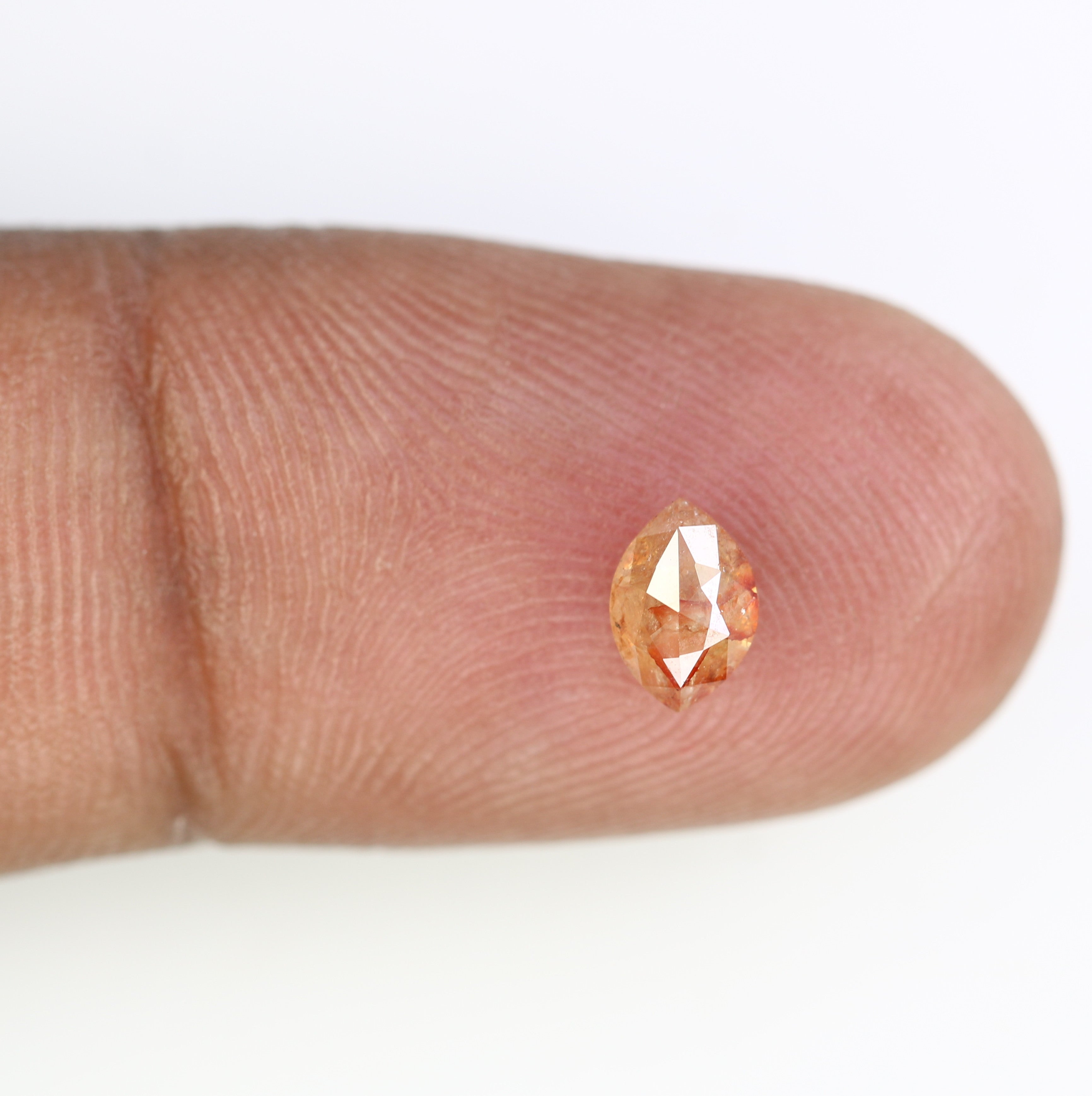 0.62 CT 6.20 MM Marquise Shape Peach Diamond For Engagement Ring