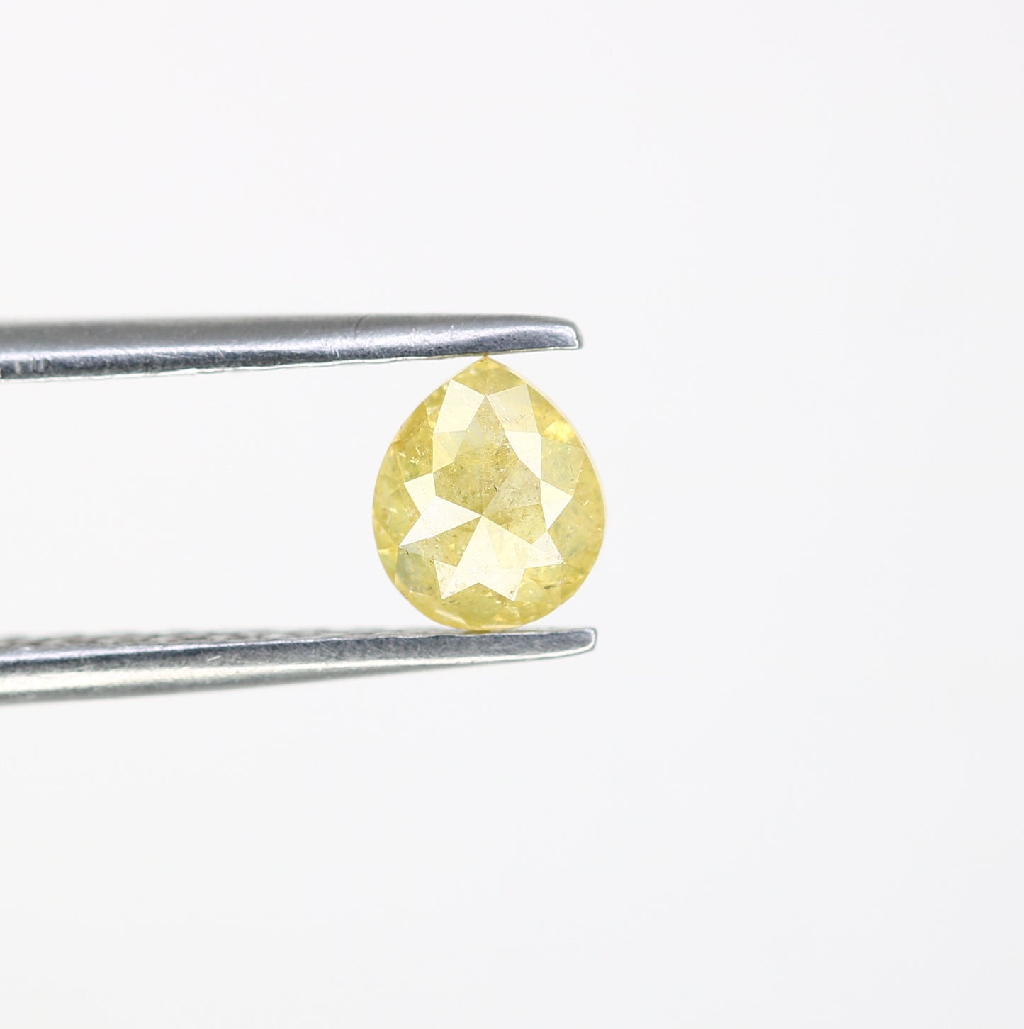 0.54 Natural Yellow Loose Pear Shape Diamond For Galaxy Ring