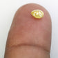 0.54 Natural Yellow Loose Pear Shape Diamond For Galaxy Ring
