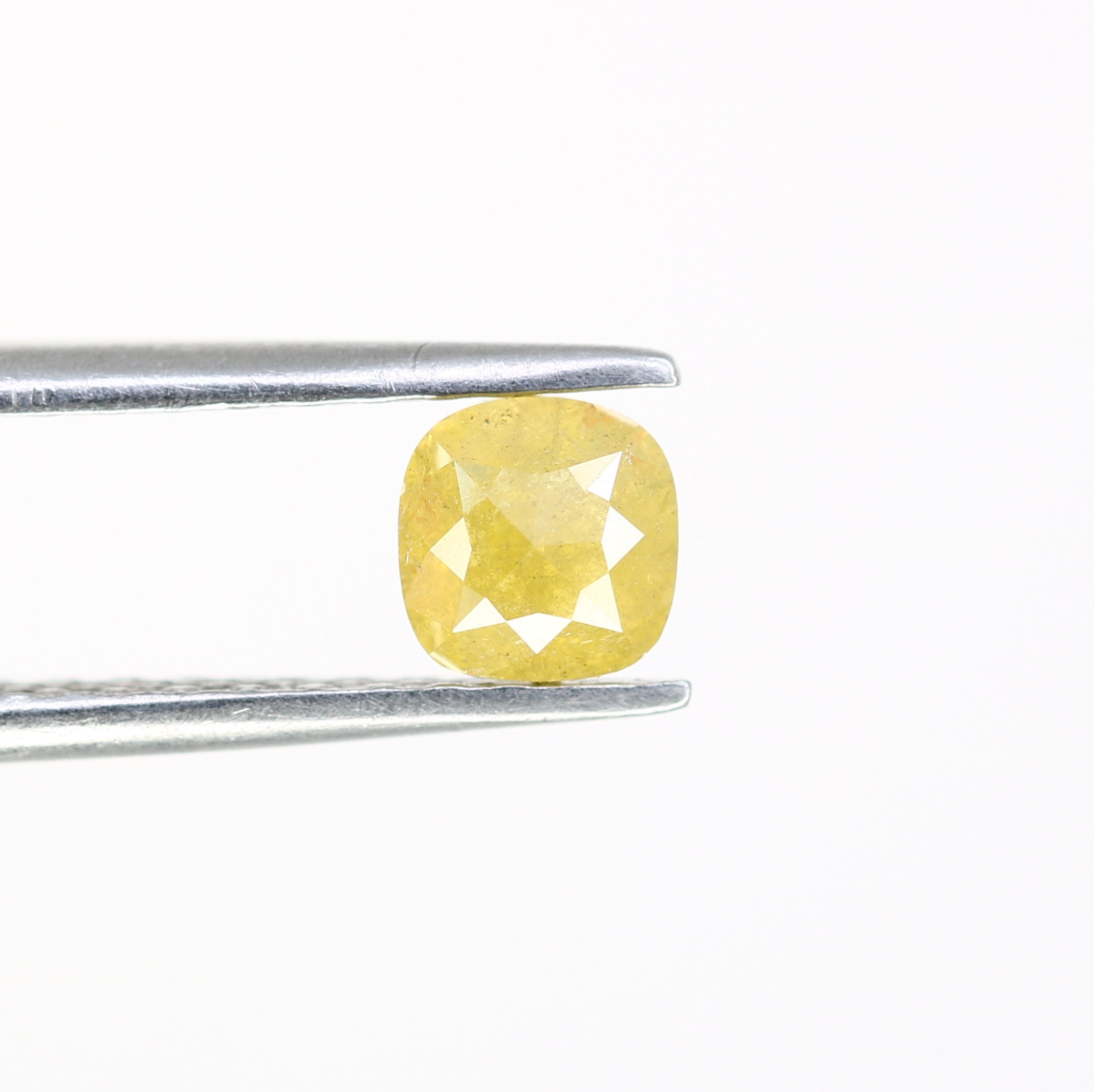 0.70 CT Cushion Shape Yellow Loose Diamond For Engagement Ring