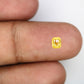 0.58 CT Yellow Natural Emerald Shape Diamond For Engagement Ring