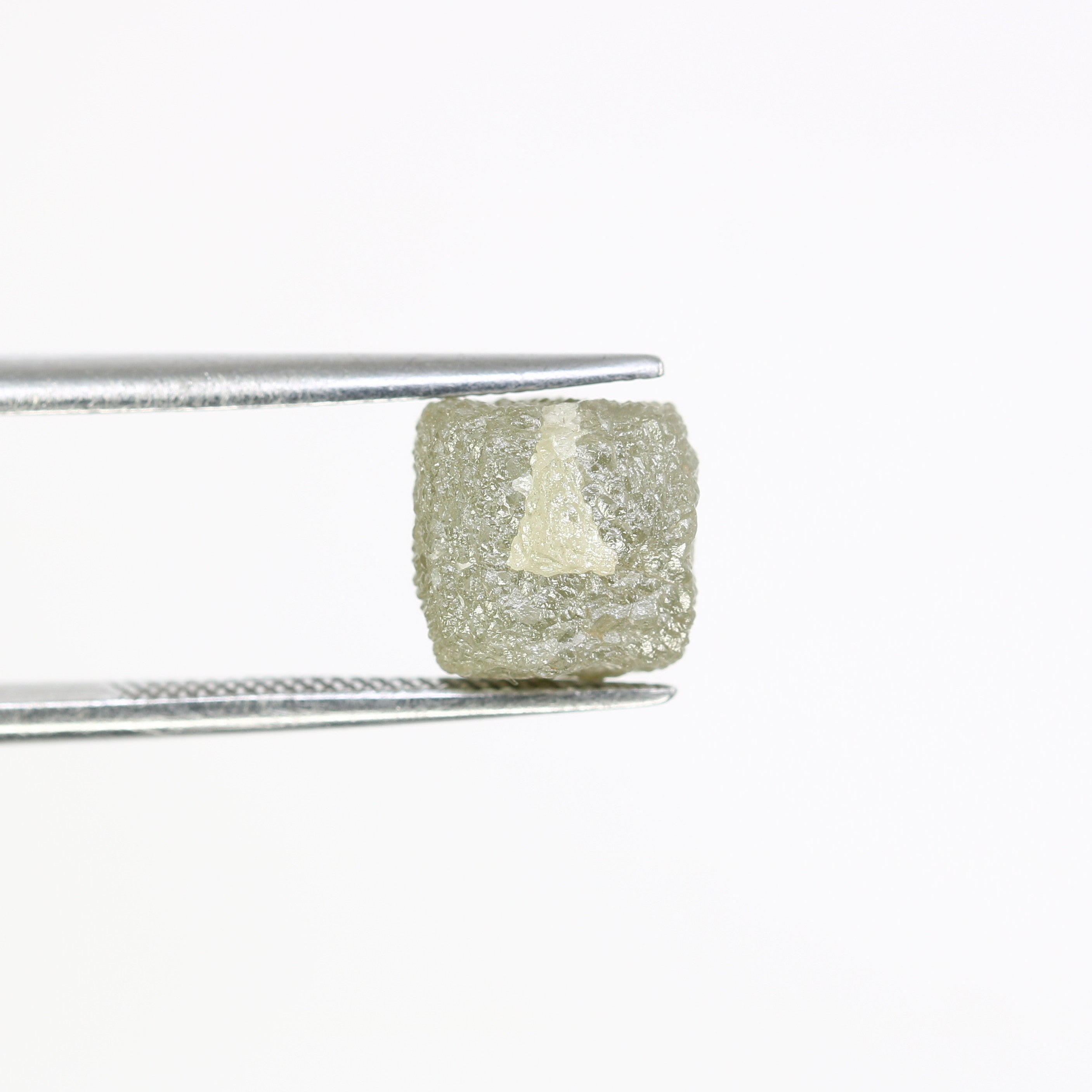 5.92 Carat Natural Grey Uncut Raw Congo Cube Rough Diamond For Wedding Ring
