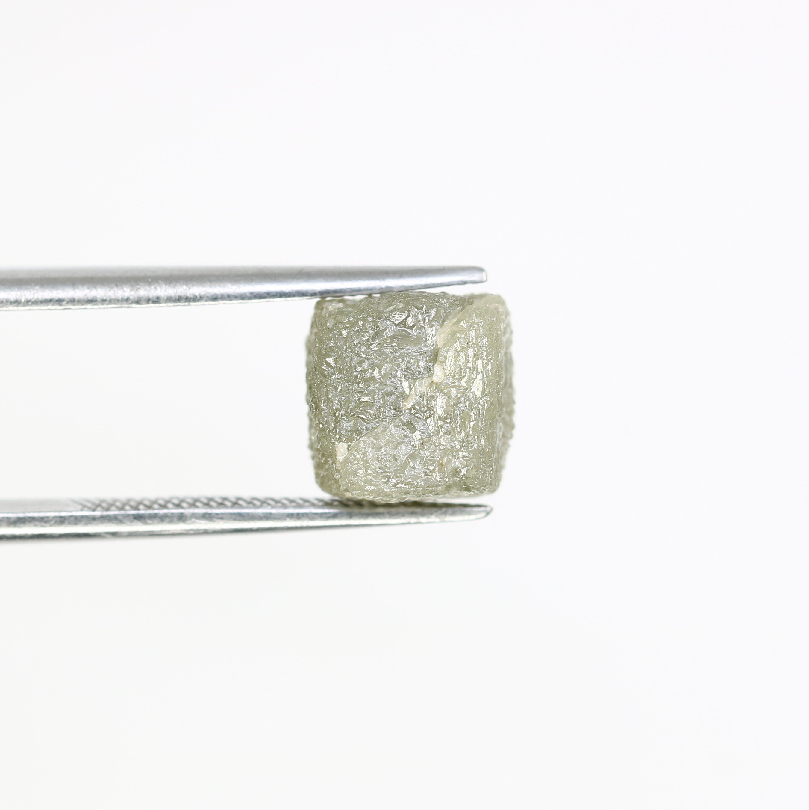5.92 Carat Natural Grey Uncut Raw Congo Cube Rough Diamond For Wedding Ring
