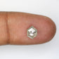 1.14 Carat Salt And Pepper Natural Loose Hexagon Shaped Diamond For Wedding Ring
