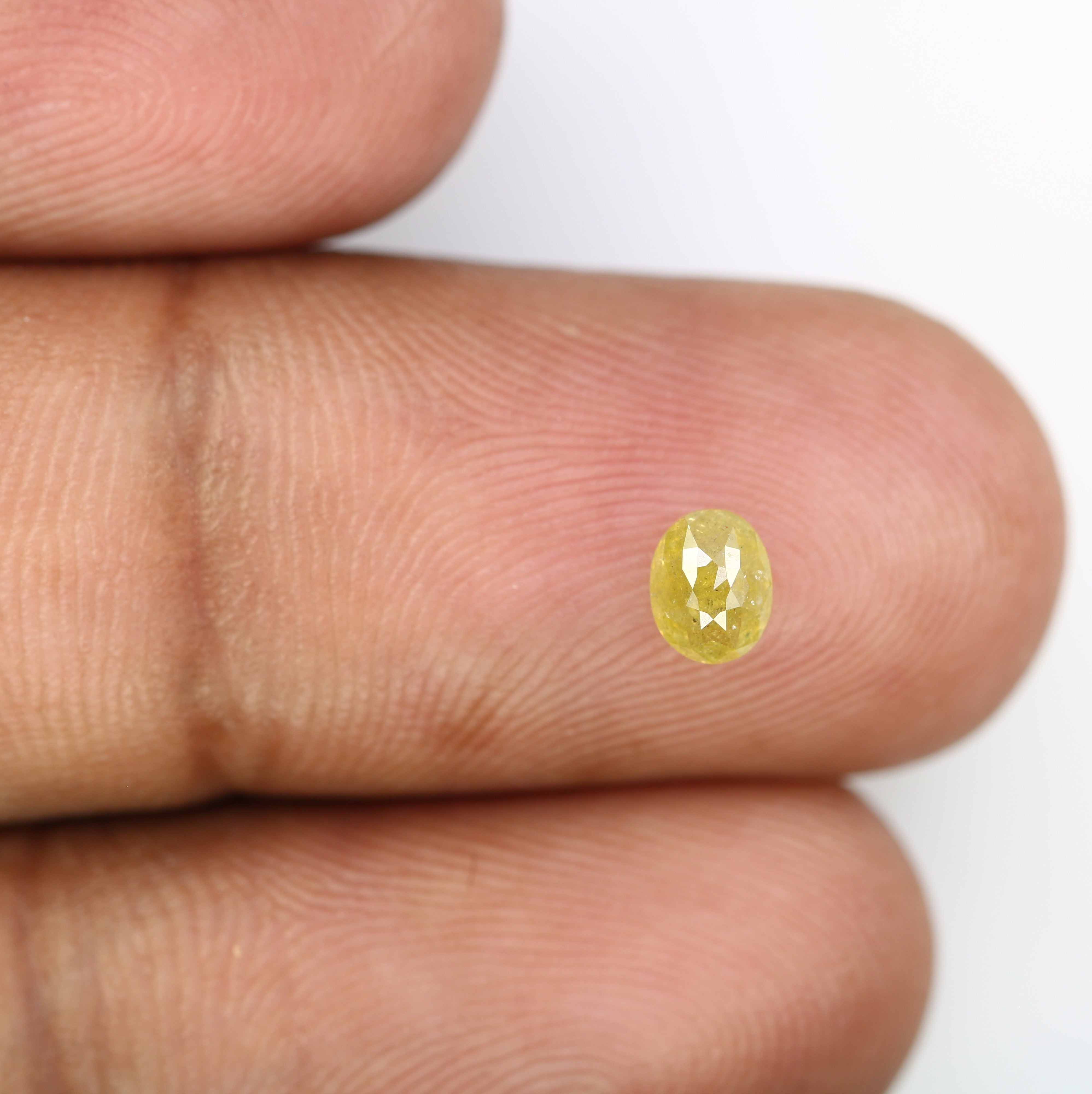 0.46 CT Oval Shape Loose Yellow Diamond For Engagement Ring